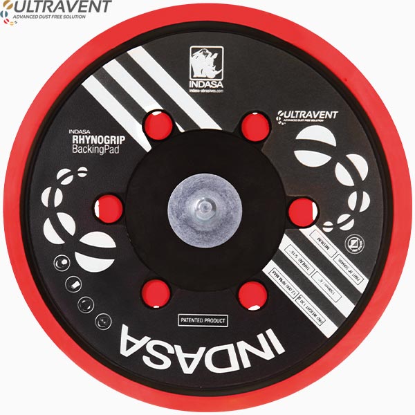 Rhynogrip Backing Pad 150 mm ULTRAVENT Low Profile INDASA